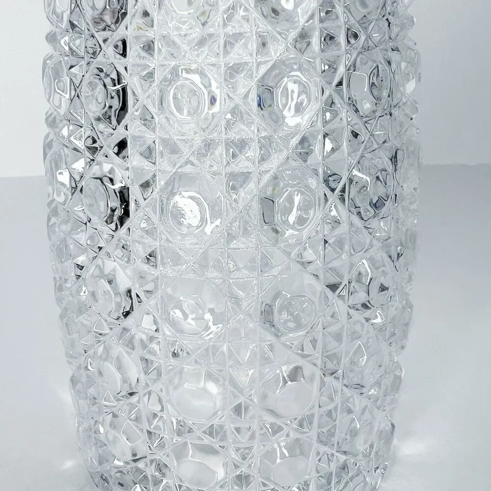 American Brilliant Deep Cut Crystal Glass Crystal Vase